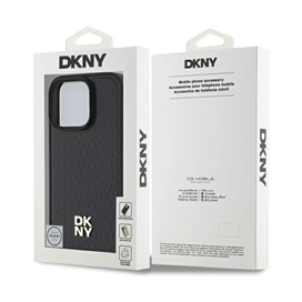 قاب آیفون 16 پرو مکس DKNY HARD CASE MAGSAFE REPEAT PATTERN PU LEATHER