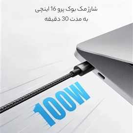 کابل شارژ 100 وات 1 متری USB-C به USB-C انکر مدل A8756