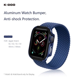کاور ضد ضربه اپل واچ سری 10 برند کی-دوو K-DOO مدل دیفندر DEFENDER مناسب برای سایز 46 میلیمتری