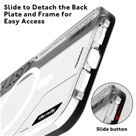 قاب برند یانگکیت مدل Youngkit Removable Crystal Non-Yellowing مناسب برای Samsung Galaxy S25 Ultra