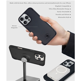 قاب اورجینال برند پولو مدل Santa Barbara Polo Raquet Club ELVIS Carbon Fibre مناسب برای Apple iPhone 16