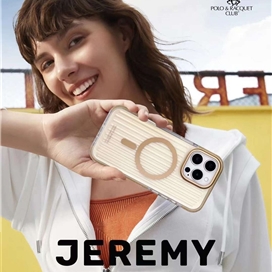 قاب اورجینال مگسیف برند پولو مدل Santa Barbara Polo Jeremy Series Transparent Magsafe مناسب برای Apple iPhone 16