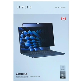 محافظ صفحه نمایش حریم شخصی لولو مدل Air Adsrorption Privacy مناسب برای اپل Macbook Pro 16