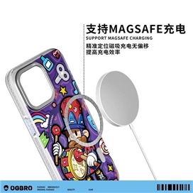 قاب برند اوجی برو OGBRO مدل Happy duck مناسب برای Apple iPhone 16 Pro Max