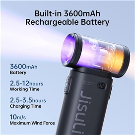 پنکه دستی شارژی JisuLife Handheld Fan Life9 5000mAh