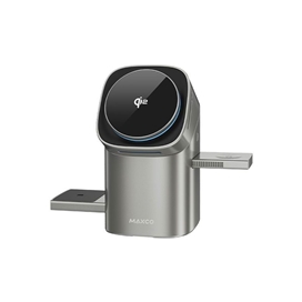 شارژر وایرلس 3 کاره مکسکو Maxco Geometry Seriess II QI2 MW15