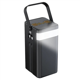 پاوربانک خورشیدی گرین لاین 60000 مدل Solar X با توان 22.5 وات و کابل متصل