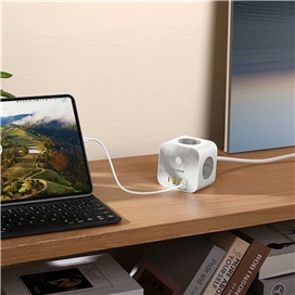 چندراهی و هاب شارژر 7 پورت بیسوس Baseus E00066401213-00 با توان 20 وات