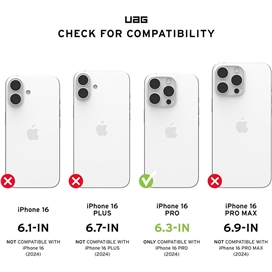 قاب آیفون 16 پرو اورجینال UAG سری Civilian مناسب برای Apple iPhone 16 Pro