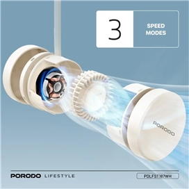 پنکه گردنی پرودو Porodo Airflex Neck Fan PDLFST187WH