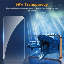 گلس آیفون برند جی تک G-TECH G-FORCE Ai مناسب برای Apple iPhone 17 Pro