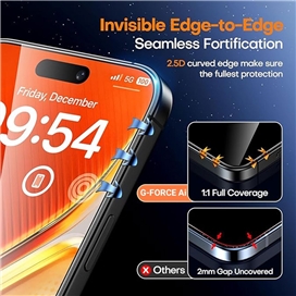 گلس آیفون برند جی تک G-TECH G-FORCE Ai مناسب برای Apple iPhone 17 Pro