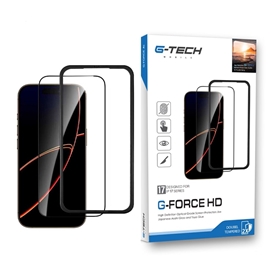 گلس آیفون برند جی تک مدل G-TECH G-FORCE HD مناسب برای Apple iPhone 17