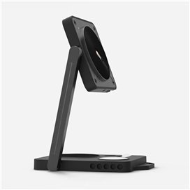 شارژ استند QI2 بیسیم برند آولومو AULUMU M01 4-in-1 Folding Wireless Charging Station & Pad