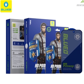 محافظ صفحه بلو پک 5 تایی Blueo 5Pcs Pack HD Privacy anti-peep tempered glass iphone مناسب برای Apple iPhone 17 Pro