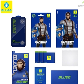 محافظ صفحه بلو پک 5 تایی Blueo 5Pcs Pack HD Privacy anti-peep tempered glass iphone مناسب برای Apple iPhone 17