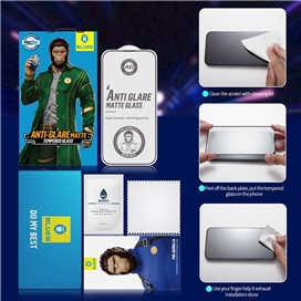 محافظ صفحه بلو مات ضد انعکاس نور Blueo Full Cover Anti Glare Matte Glass Anti Static Samsung مناسب برای Samsung Galaxy S25 Ultra