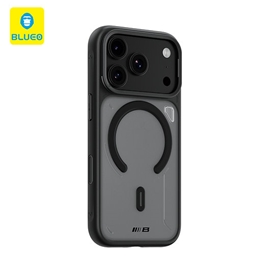 قاب Blueo بلو استند شونده با مگ سیف Frosted Heat Dissipation Anti-Slip STAND Magnetic Case مناسب برای Apple iPhone 17 Pro