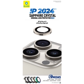 رینگ محافظ لنز بلو یاقوتی کریستالی Blueo SAPPHIRE Crystal Original Lens Glass مناسب برای Apple iPhone 17 Pro max