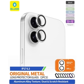 رینگ محافظ لنز بلو فلزی Blueo Metal Frame Lens Protector Glass مناسب برای Apple iPhone 17
