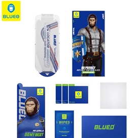 محافظ صفحه بلو پرایوسی با اپلیکاتور Blueo Full Glass Anti-Peep Privacy With Applicator مناسب برای Apple iPhone 17 Pro