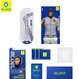 محافظ صفحه بلو Blueo Anti Dust HD Glass Anti Static With Applicator با اپلیکاتور مناسب برای Apple iPhone 17