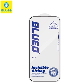 محافظ صفحه بلو سه بعدی ایربگ دار Blueo 3D Invisible Airbag Anti Broken Tempered Glass مناسب برای Apple iPhone 17 Pro Max