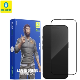 محافظ صفحه بلو پک 5 تایی Blueo 5pcs Pack 2.5D Silk Full Cover Glass HD مناسب برای Apple iPhone 17 Pro Max