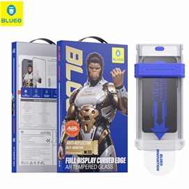 محافظ صفحه بلو سه بعدی با اپلیکاتور Blueo AR 3D Curved Hot Bending Tempered HD Glass with Applicator مناسب برای Apple iPhone 17 Pro