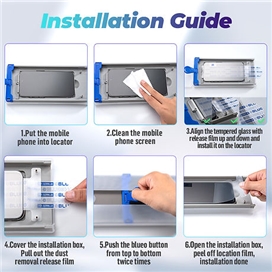 محافظ صفحه بلو سه بعدی با اپلیکاتور Blueo AR 3D Curved Hot Bending Tempered HD Glass with Applicator مناسب برای Apple iPhone 17 Pro