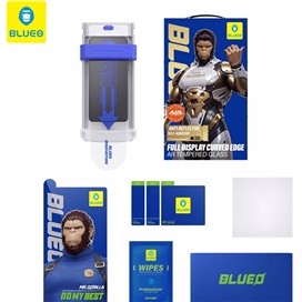 محافظ صفحه بلو سه بعدی با اپلیکاتور Blueo AR 3D Curved Hot Bending Tempered HD Glass with Applicator مناسب برای Apple iPhone 17