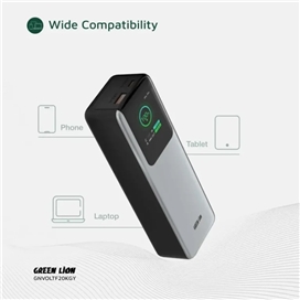 پاوربانک 20000 میلی‌آمپر Voltura گرین لاین مدل PD 100W