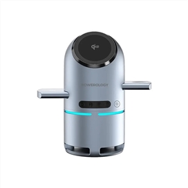 شارژر وایرلس به همراه اسپیکر پاورولوژی مدل PWCUQC039 POWEOLOGY