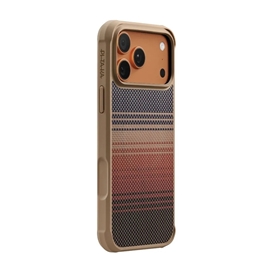 قاب آیفون 17 پرو برند پی تاکا مدل PITAKA Aramid ProGuard Moment · Sunset مناسب برای Apple iPhone 17 Pro Max
