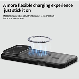 کاور برند نیلکین مدل Camshield Prop Magnetic Clear Transparent Lens Guard مناسب برای Apple iPhone 17 Pro Max