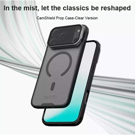 کاور برند نیلکین مدل Camshield Prop Magnetic Clear Transparent Lens Guard مناسب برای Apple iPhone 17 Pro Max