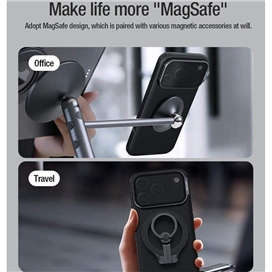 کاور برند نیلکین مدل Camshield Prop Magnetic Transparent Lens Guard مناسب برای Apple iPhone 17 Pro Max