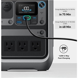 پاور استیشن برند انکر مدل SOLIX C300 با توان 600 وات Anker Solix C300 Portable Power Station A1723