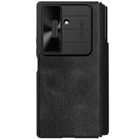 کیف کلاسوری چرمی نیلکین مدل Qin Pro مناسب Galaxy Z Fold7