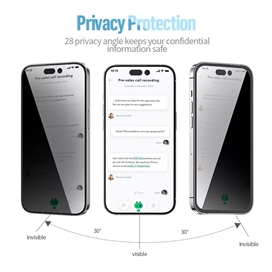 محافظ صفحه حریم شخصی برند بلوئو Blueo مدل Anti-Peep Privacy مناسب برای Apple iPhone 17 Pro