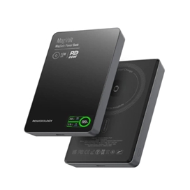 پاوربانک وایرلس چند کاره 10000 پاورولوژی Powerology MagVolt PPBCHA75BK