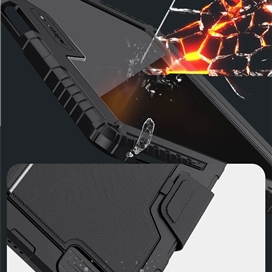 کیف کلاسوری کیبورد دار نیلکین مدل Bumper Combo Backlit Keyboard مناسب برای تبلت اپل Apple iPad Air 11 2024