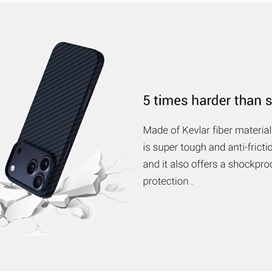 قاب برند کی دوو K-DOO مدل کولار Kevlar برای گوشی آیفون Apple iPhone 17 Pro Max