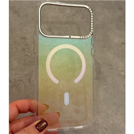 قاب مگسیف MagSafe ووی VAWI مدل نگین دار مناسب برای Apple iPhone 17 Pro Max