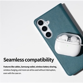 کیف چرمی گوشی آراری مدل Mustang Diary مناسب Galaxy S25 Ultra