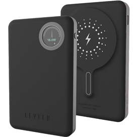 پاوربانک وایرلس 10000 لولو Levelo Marbella MagSafe Leather Power Bank LVLMRBL10KORG