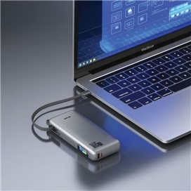 پاروبانک 165 وات 20000 با کابل تایپ سی گرین لاین Green Lion Tron X Power Bank GNTRX20P165GY