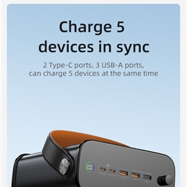 پاوربانک 80000 یوسمز USAMS CD196 80000mAh PowerStation توان 130 وات