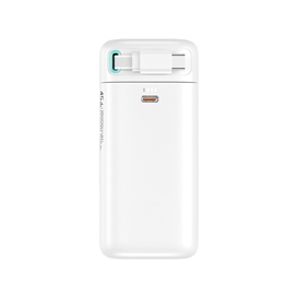 پاوربانک 18000 یوسمز USAMS CD216 توان 45 وات همراه با کابل متصل