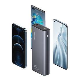 پاوربانک 30000 یوسمز USAMS US-CD165 توان 65 وات همراه با کابل